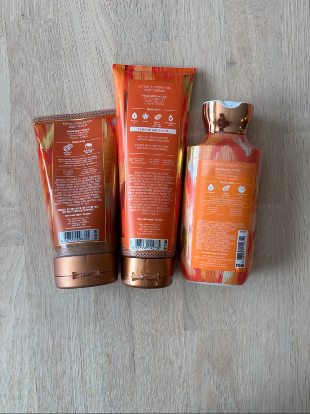 Bath & Body Works Calypso Clementine Set | Body Scrub+Cream+Lotion | RARE | BBW - Picture 2 of 8